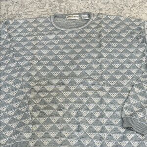 Vintage Norm Thompson Sweater Mens Large 3D Textured Knit